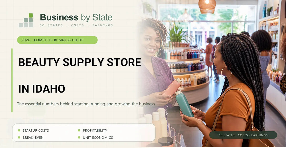 Beauty Supply Store Startup Costs in Idaho