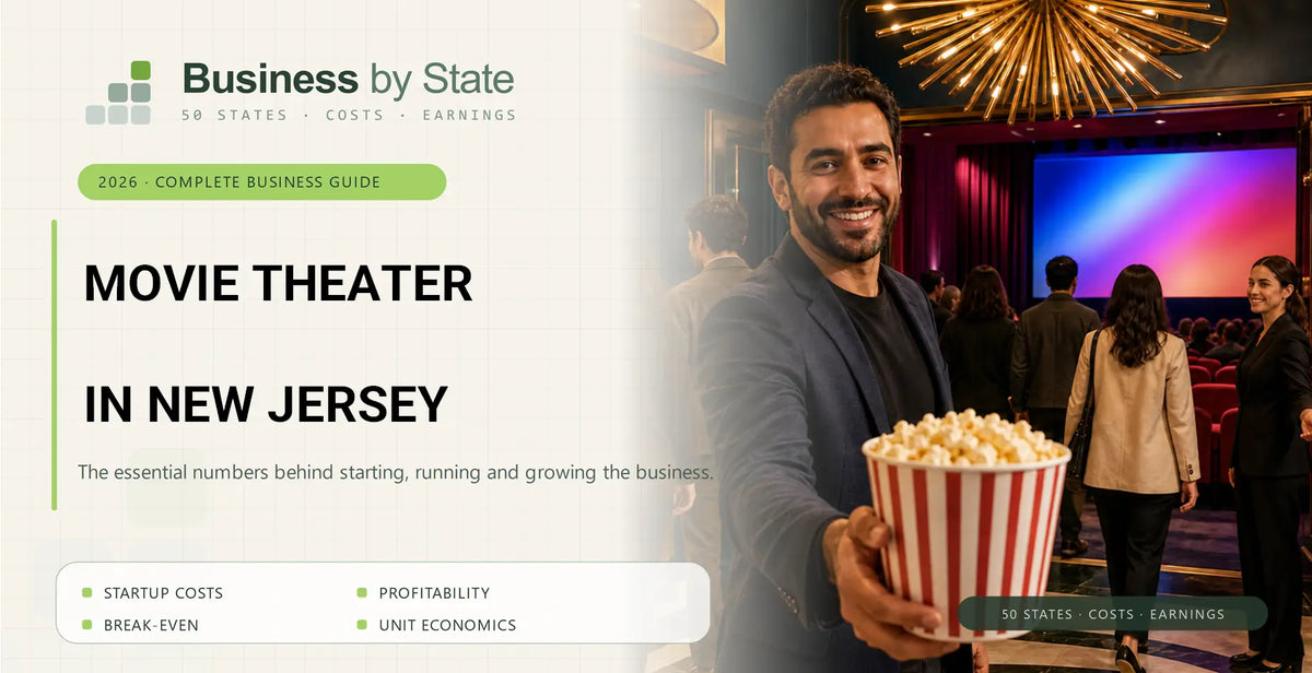 Movie Theater Startup Costs in New Jersey
