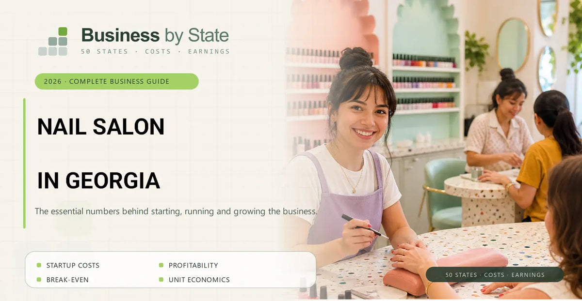 Nail Salon Startup Costs in Georgia