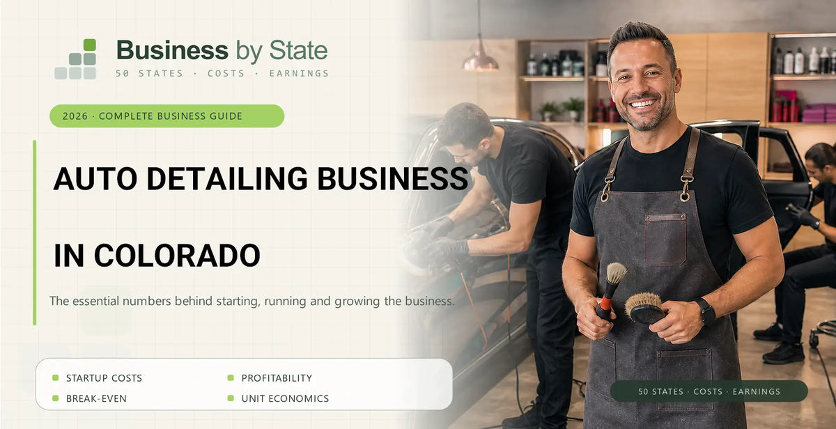 Auto Detailing Business Startup Costs in Colorado