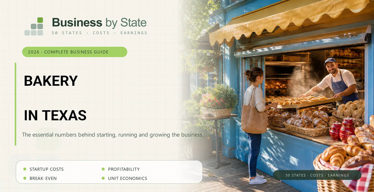 Bakery Startup Costs in Texas