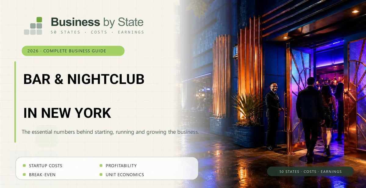 Bar & Nightclub Startup Costs in New York