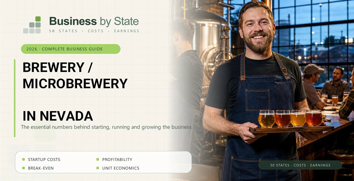 Brewery / Microbrewery Startup Costs in Nevada