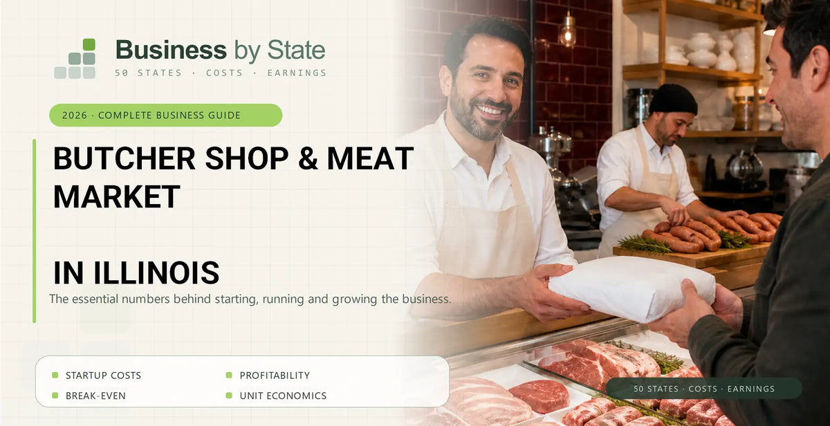 Butcher Shop & Meat Market Startup Costs in Illinois