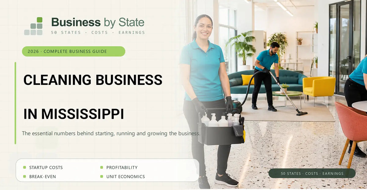 Cleaning Business Startup Costs in Mississippi