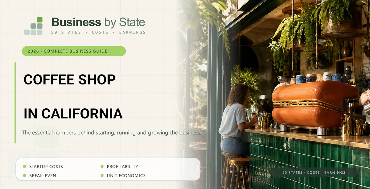 Coffee Shop Startup Costs in California