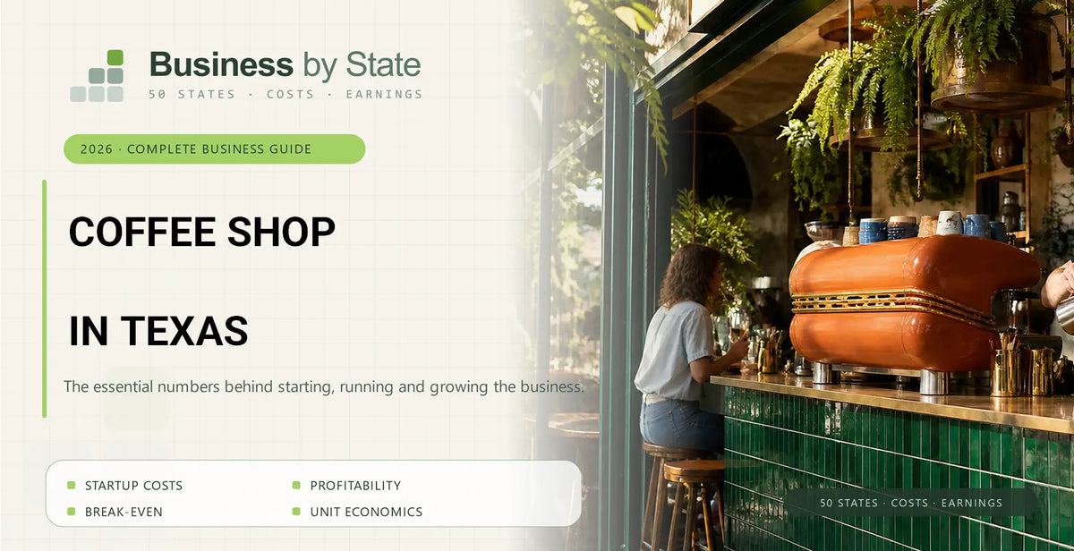 Coffee Shop Startup Costs in Texas