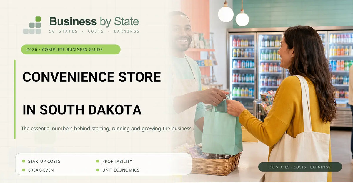 Convenience Store Startup Costs in South Dakota