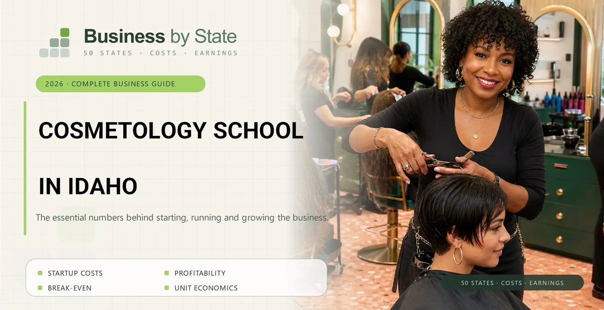 Cosmetology School Startup Costs in Idaho