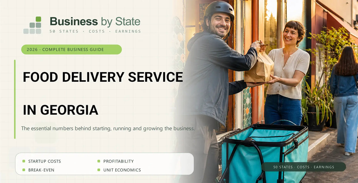 Food Delivery Service Startup Costs in Georgia