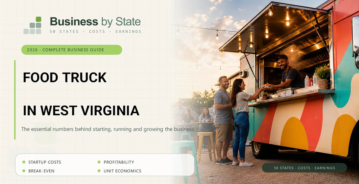 Food Truck Startup Costs in West Virginia