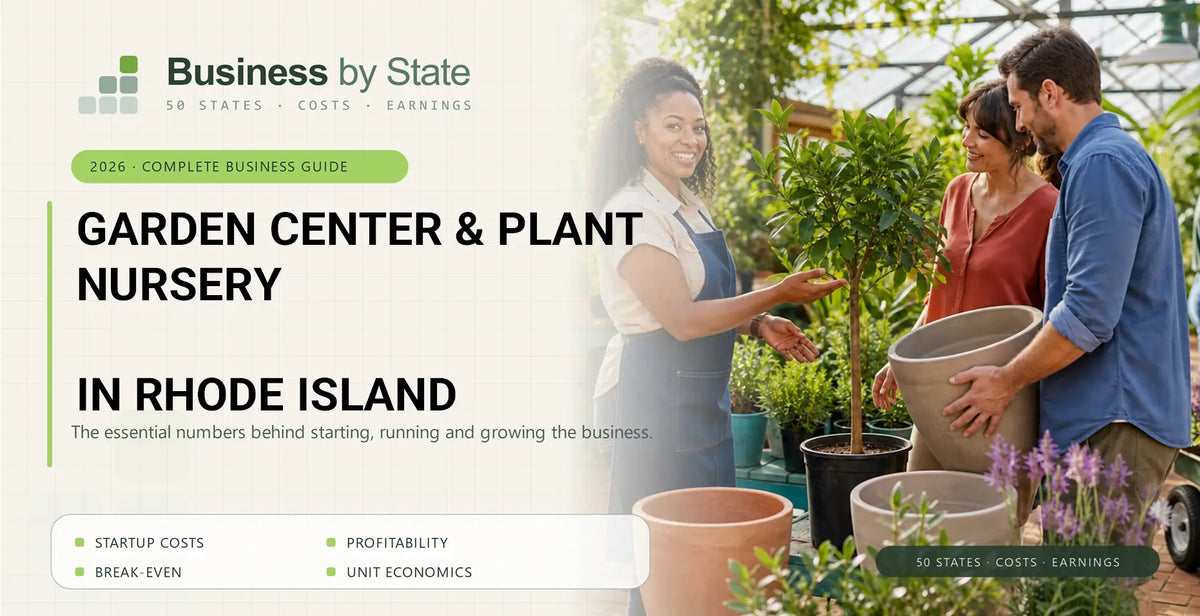 Garden Center & Plant Nursery Startup Costs in Rhode Island