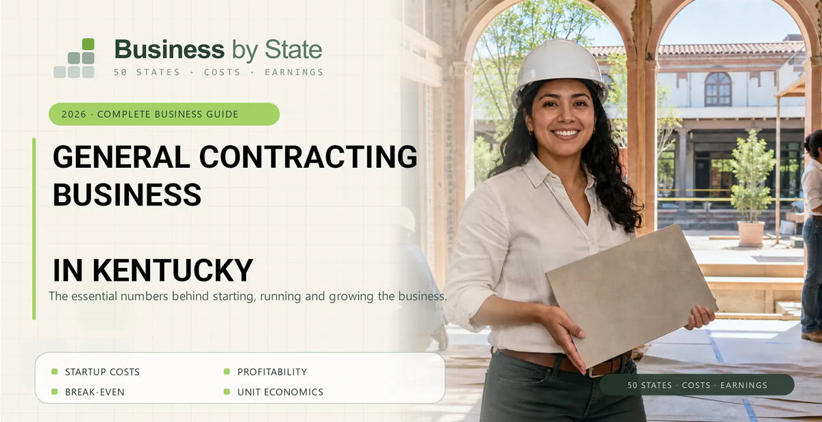 General Contracting Business Startup Costs in Kentucky