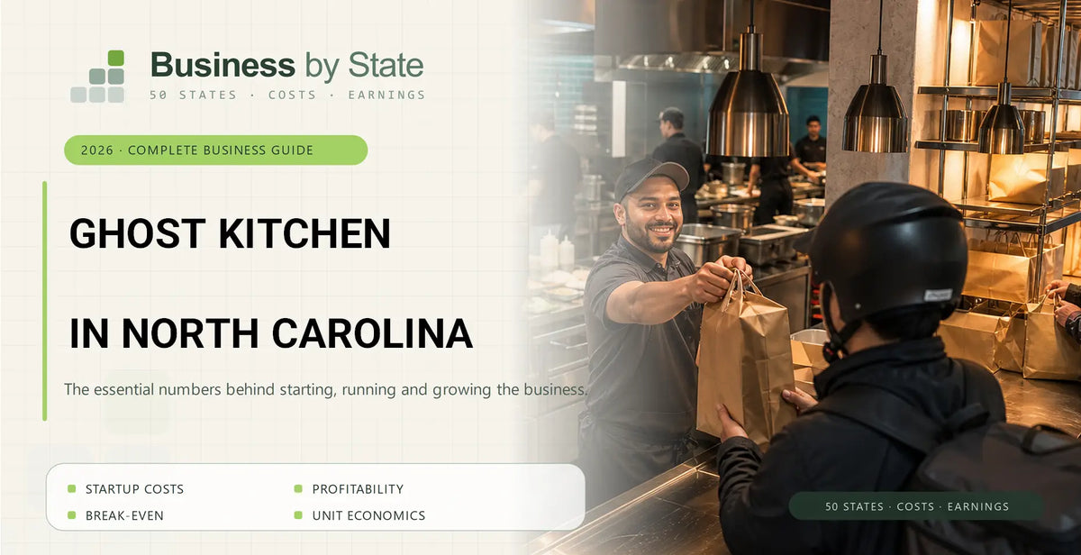Ghost Kitchen Startup Costs in North Carolina