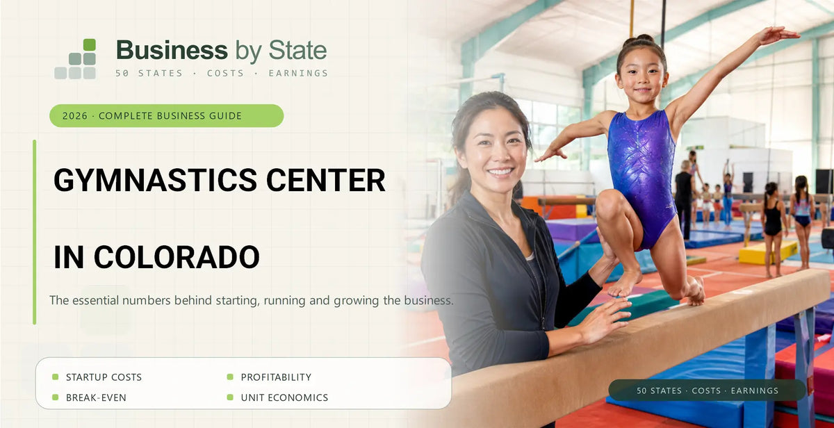 Gymnastics Center Startup Costs in Colorado