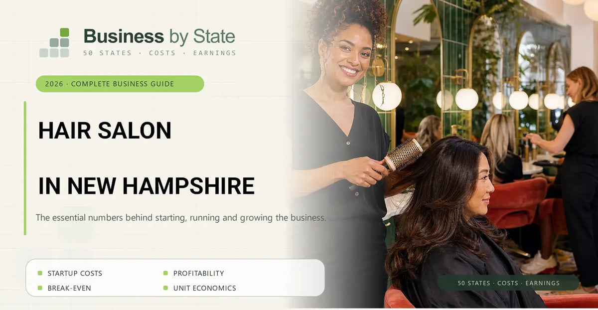 Hair Salon Startup Costs in New Hampshire
