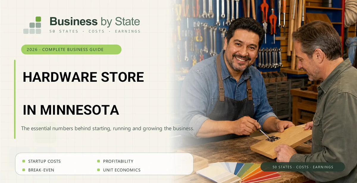 Hardware Store Startup Costs in Minnesota