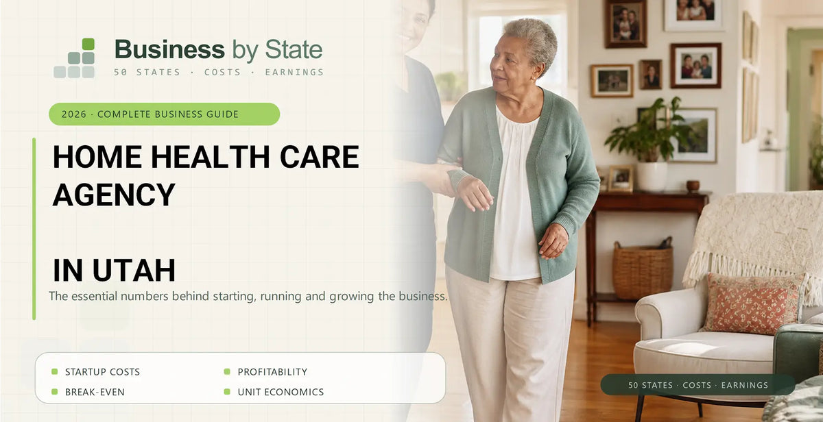 Home Health Care Agency Startup Costs in Utah