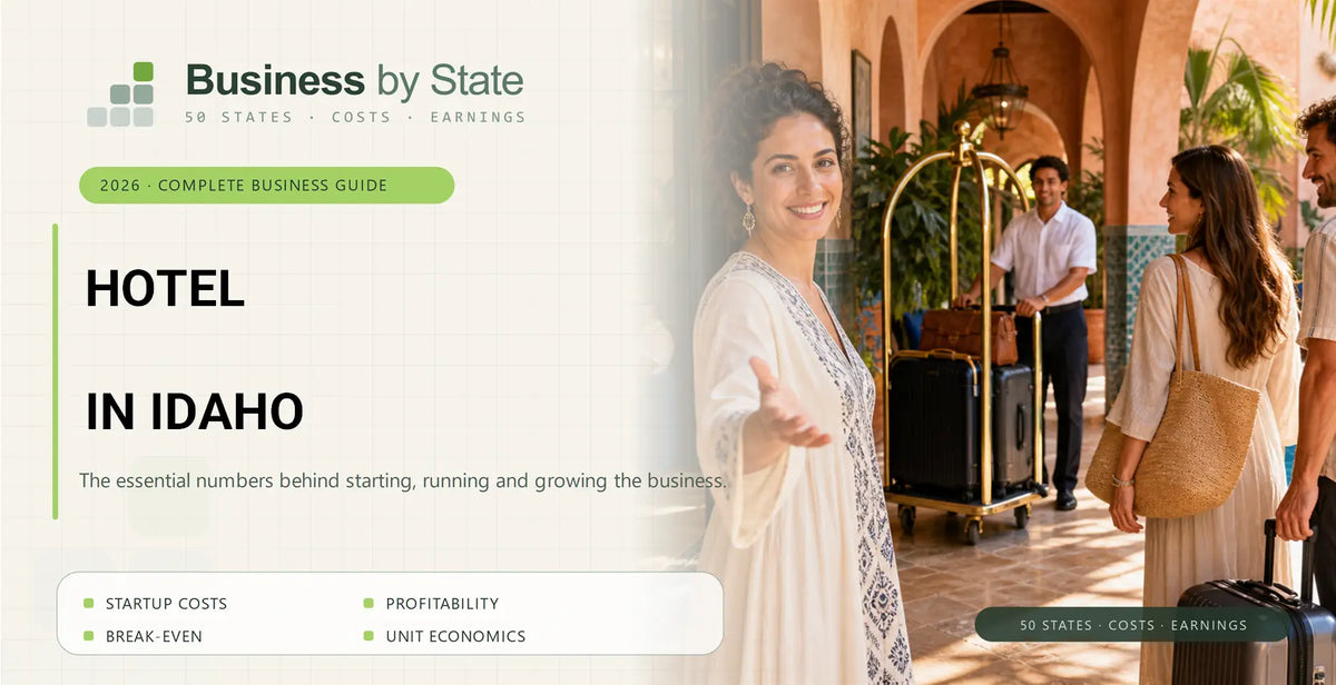 Hotel Startup Costs in Idaho