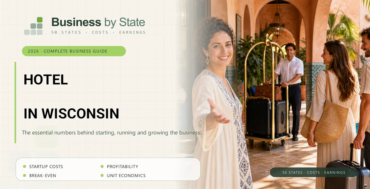 Hotel Startup Costs in Wisconsin