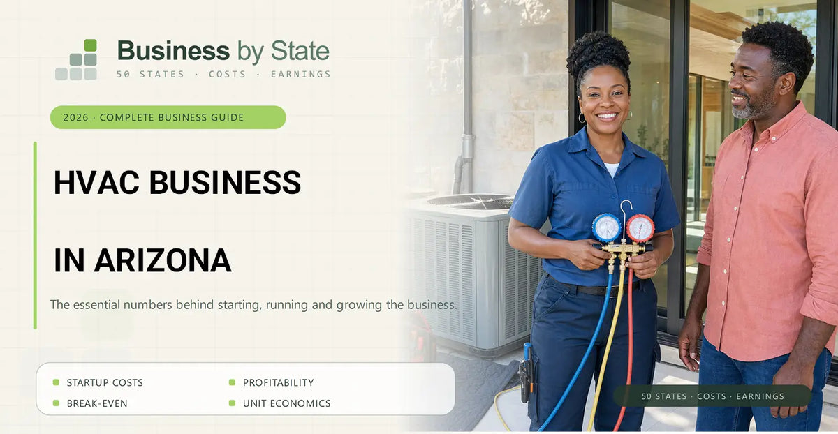 HVAC Business Startup Costs in Arizona