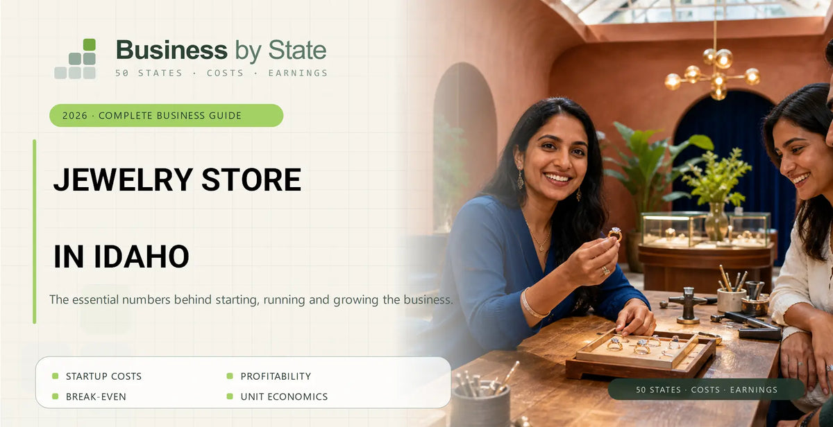 Jewelry Store Startup Costs in Idaho