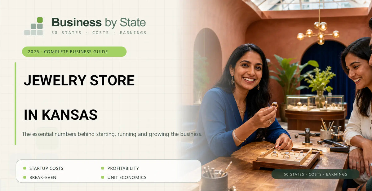 Jewelry Store Startup Costs in Kansas