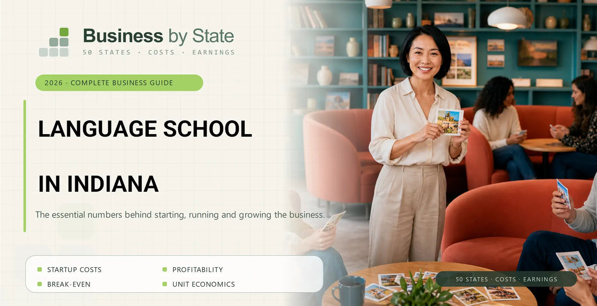 Language School Startup Costs in Indiana