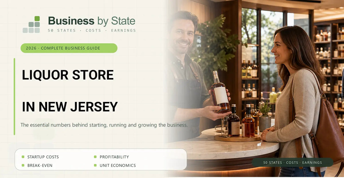 Liquor Store Startup Costs in New Jersey