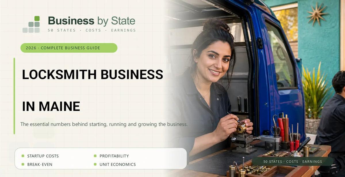 Locksmith Business Startup Costs in Maine