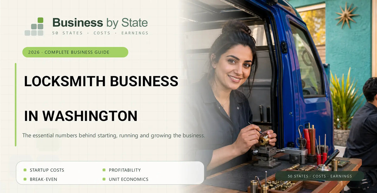 Locksmith Business Startup Costs in Washington