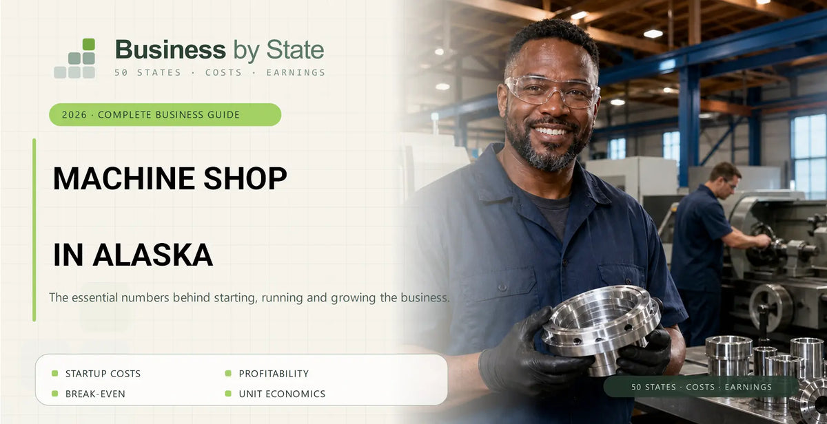 Machine Shop Startup Costs in Alaska