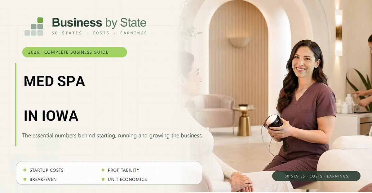 Med Spa Startup Costs in Iowa