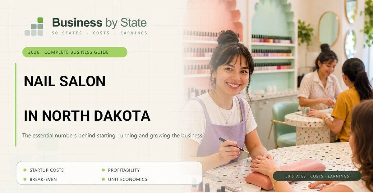 Nail Salon Startup Costs in North Dakota