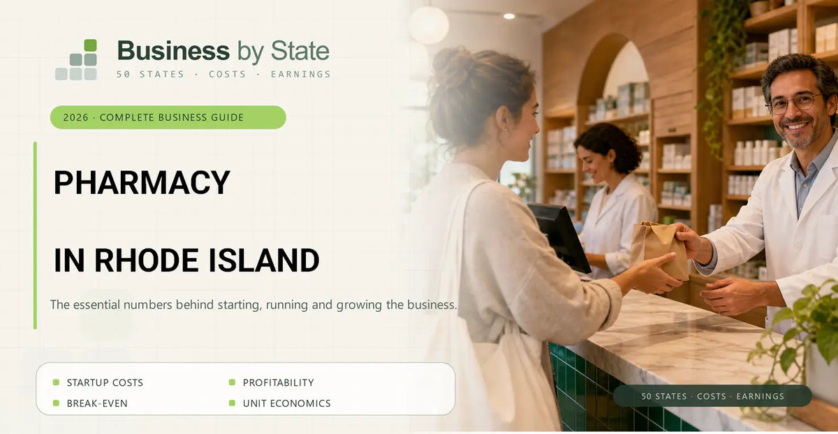 Pharmacy Startup Costs in Rhode Island