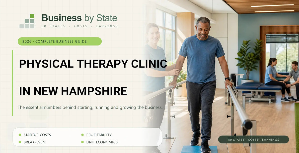 Physical Therapy Clinic Startup Costs in New Hampshire