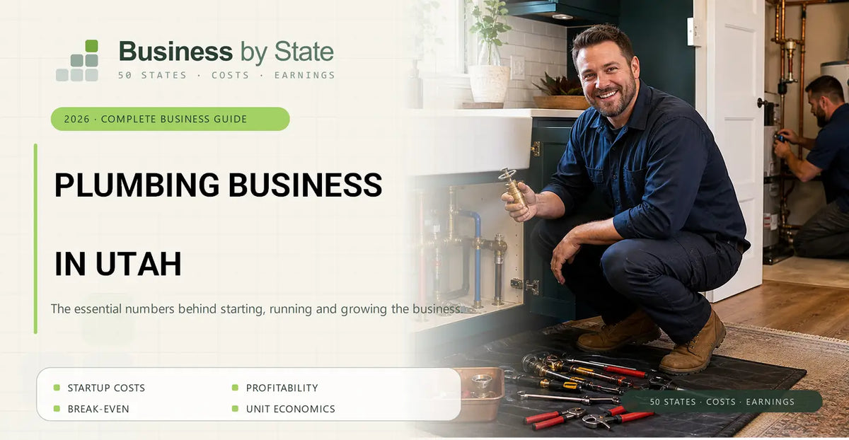Plumbing Business Startup Costs in Utah