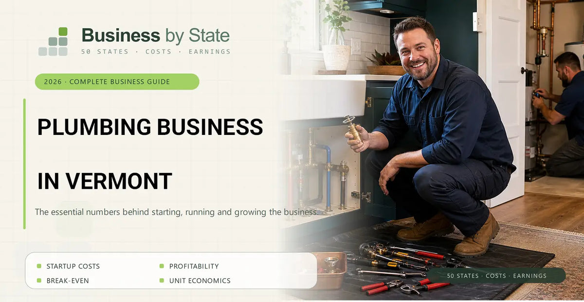 Plumbing Business Startup Costs in Vermont
