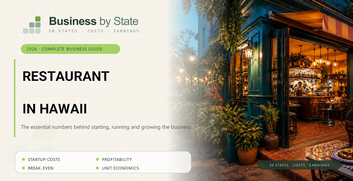 Restaurant Startup Costs in Hawaii