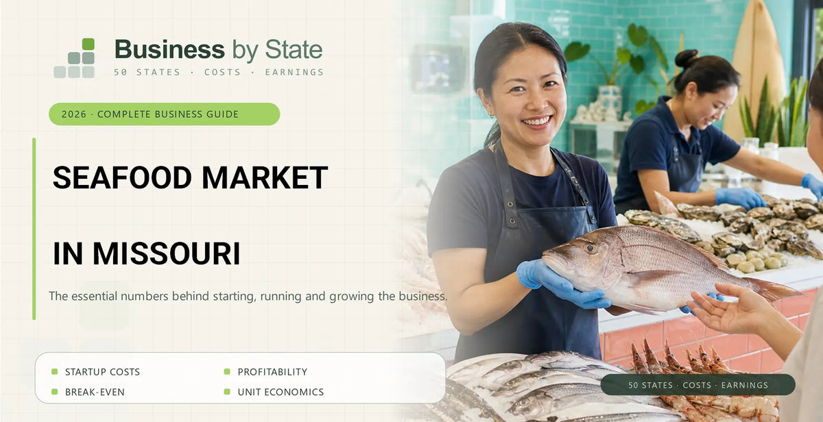 Seafood Market Startup Costs in Missouri