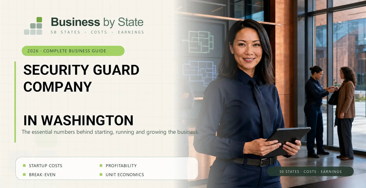 Security Guard Company Startup Costs in Washington