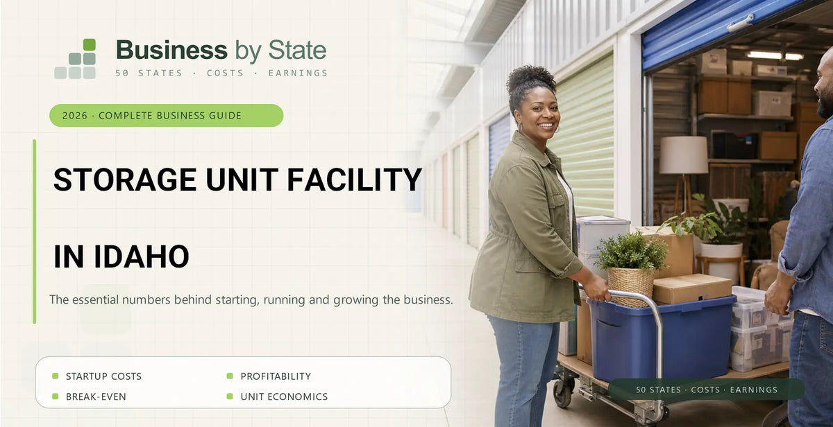 Storage Unit Facility Startup Costs in Idaho