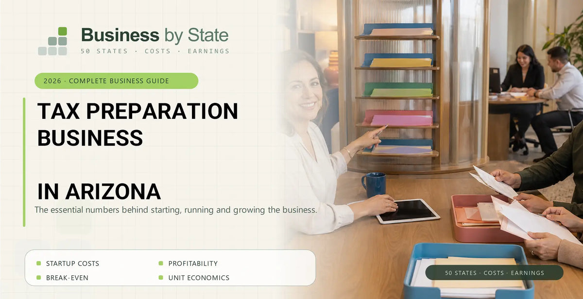 Tax Preparation Business Startup Costs in Arizona