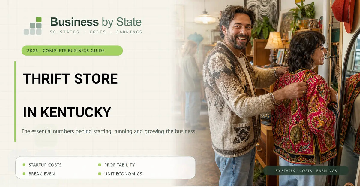 Thrift Store Startup Costs in Kentucky
