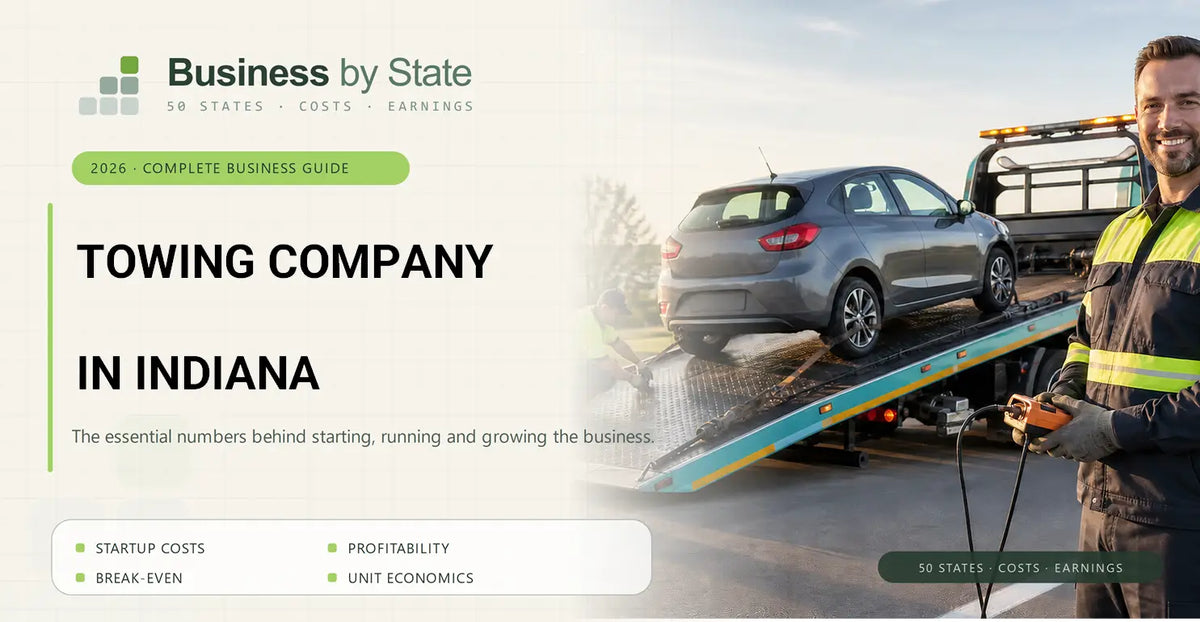 Towing Company Startup Costs in Indiana
