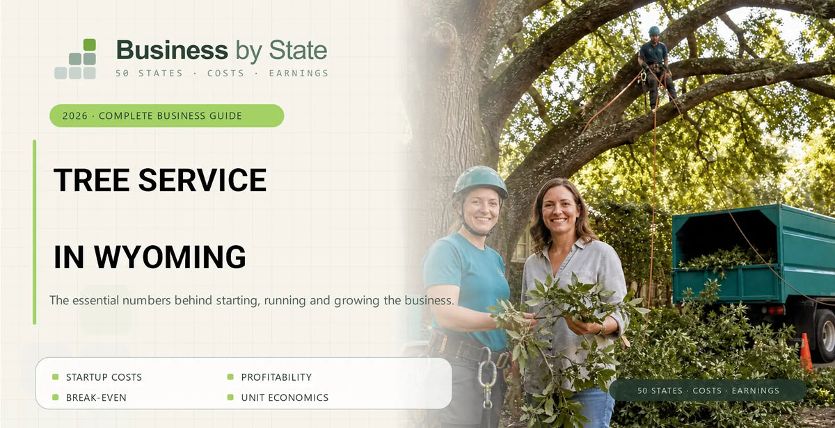 Tree Service Startup Costs in Wyoming