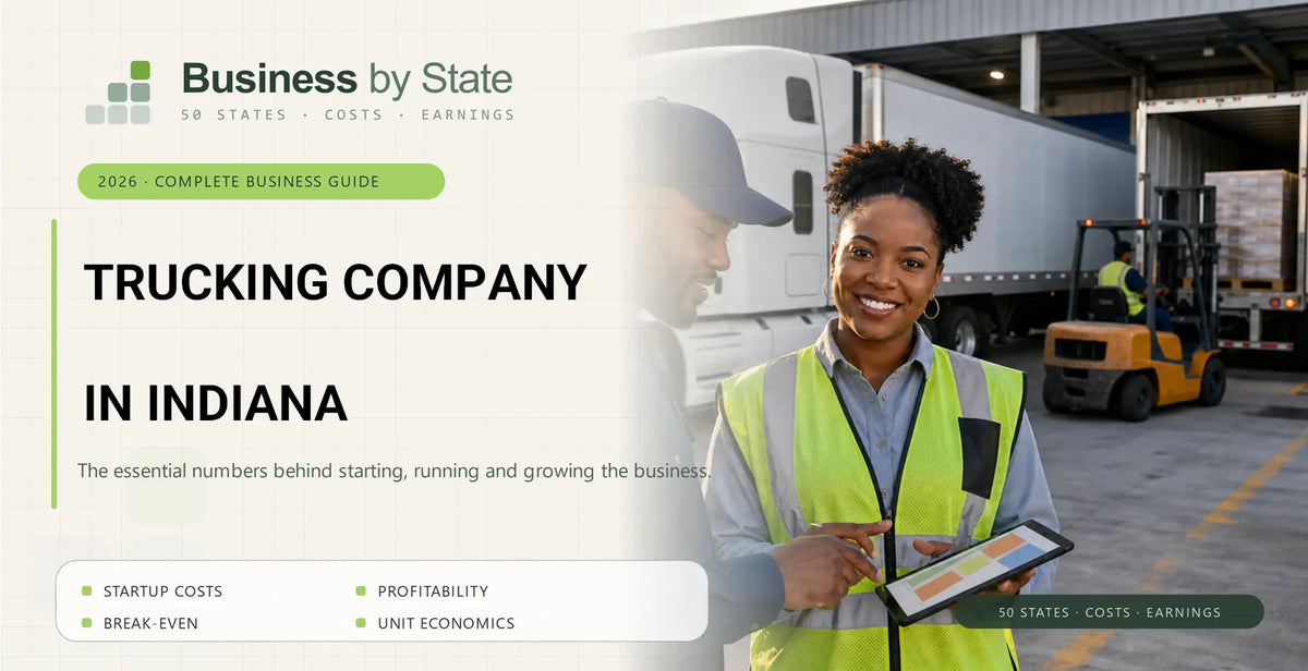 Trucking Company Startup Costs in Indiana