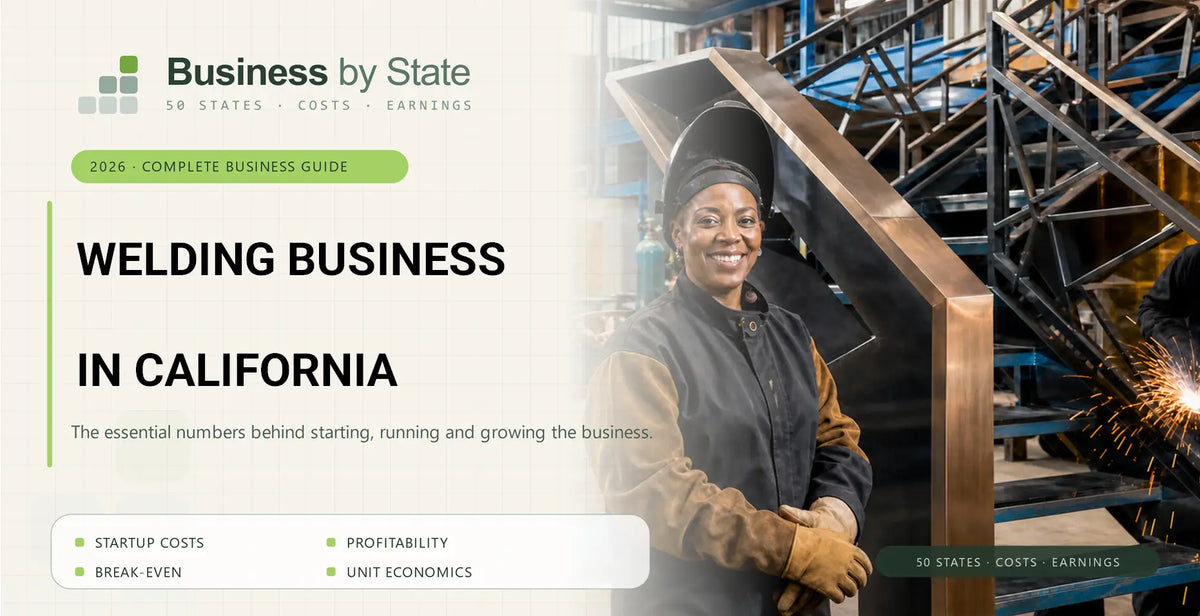 Welding Business Startup Costs in California