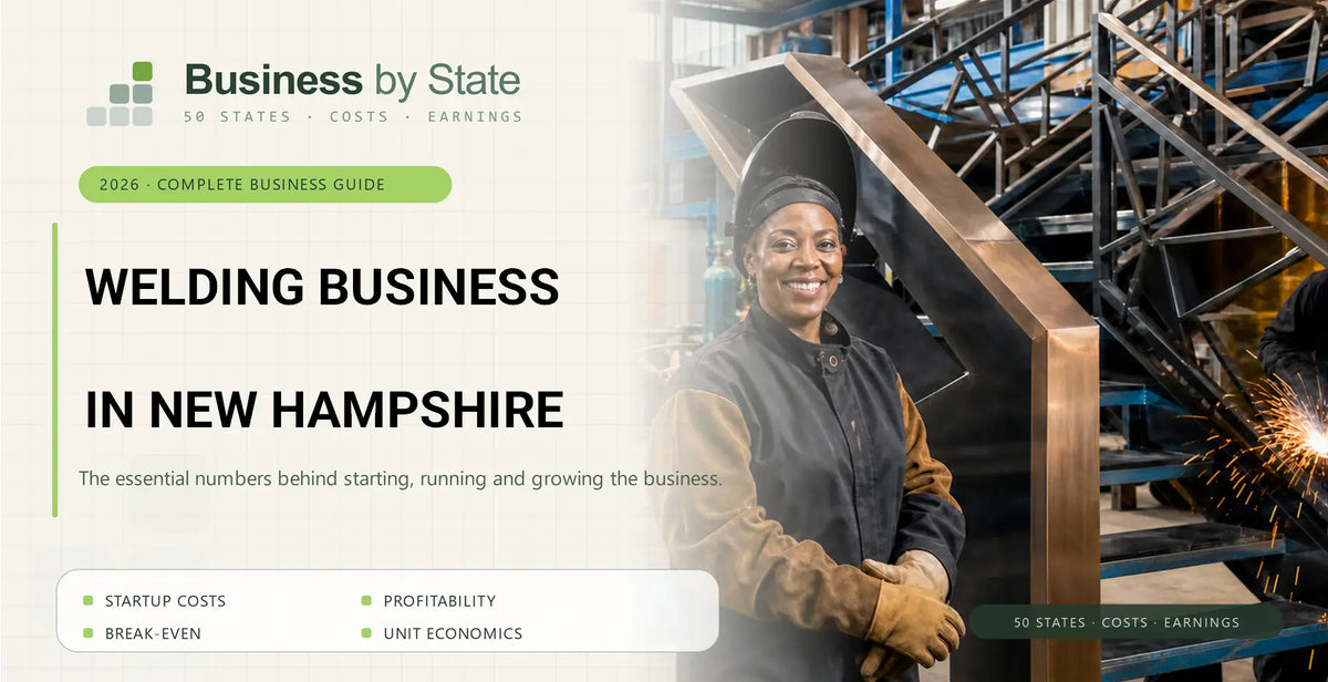 Welding Business Startup Costs in New Hampshire